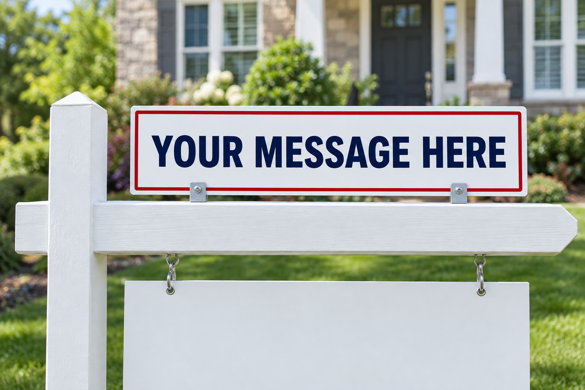 Resident Realty Sign Riders