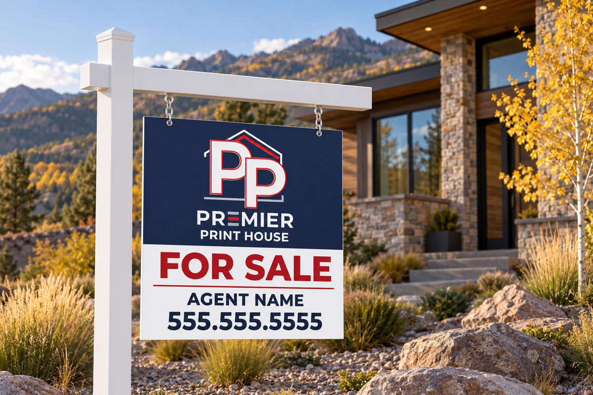 Real Estate Post & Panel Signs