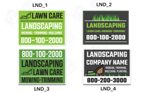 Small Business Icon Lawn Signs Pack | Double Sided | Includes H-stakes