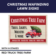 Holiday Lights, Christmas Trees  Pre Designed Yard Signs | 24"W x 18"H, Double Sided, UV Printed | Choose Quantity | Comes with 6"W x 24"H Metal H-Stakes (Copy)
