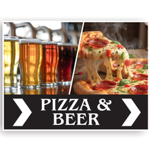 Small Business Directional Lawn Signs Pack | Double Sided | Includes H-stakes