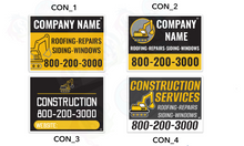 Small Business Icon Lawn Signs Pack | Double Sided | Includes H-stakes