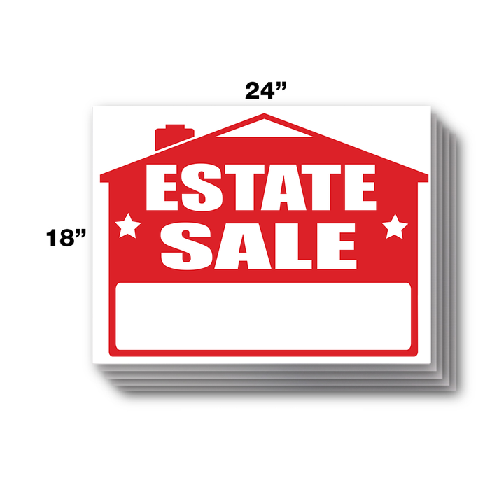 Estate Sale Yard Signs