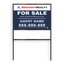 Resident Realty Commercial Sign (Med) | 36"W x 24"H Aluminum Panel (040"), Double Sided | Horizontal [Only Available for Local Delivery or Pick Up]_2022