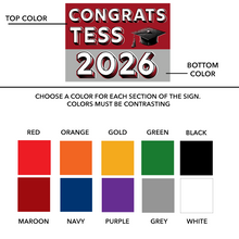 Pop Art Custom Grad Lawn Signs | Choose color |Year will updated to match current purchase year.