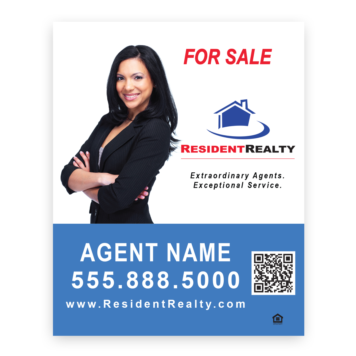 Resident Realty Post & Panel Signs