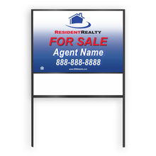 Resident Realty Commercial Sign (Med) | 36"W x 24"H Aluminum Panel (040"), Double Sided | Horizontal [Only Available for Local Delivery or Pick Up]_2022