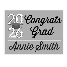 Minimal Custom Grad Lawn Signs | Choose color |Year will updated to match current purchase year.