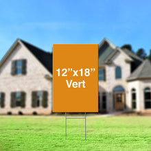 Yard/Lawn Signs. Double sided. Mutiple sizes.
