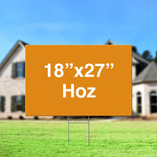 Yard/Lawn Signs. Double sided. Mutiple sizes.