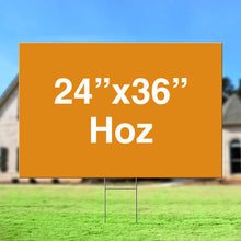Yard/Lawn Signs. Double sided. Mutiple sizes.