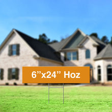 Yard/Lawn Signs. Double sided. Mutiple sizes.