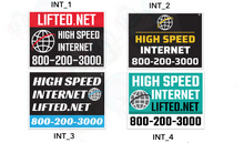 Small Business Icon Lawn Signs Pack | Double Sided | Includes H-stakes