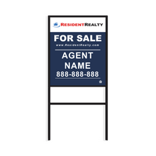 Resident Realty H-Frame | 24"W x 30"H Aluminum Panel | Choose Your Design & Update Name/Phone [2022]