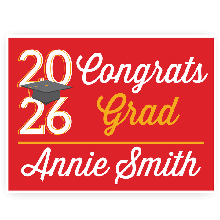 Graduation Yard Signs – Minimal Custom