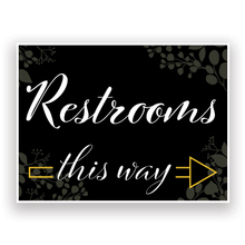 Mix and Match Wedding Wayfinding Yard Signs | 24"W x 18"H, Double Sided, UV Printed | Choose Signs Only or Sign with 6"W x 24"H Metal H-Stakes