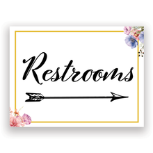 Mix and Match Wedding Wayfinding Yard Signs | 24"W x 18"H, Double Sided, UV Printed | Choose Signs Only or Sign with 6"W x 24"H Metal H-Stakes