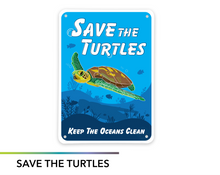 7" x 10" Ecological Metal Signs