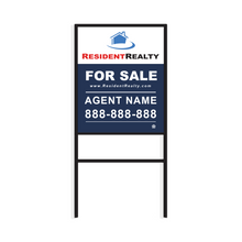 Resident Realty H-Frame | 24"W x 30"H Aluminum Panel | Choose Your Design & Update Name/Phone [2022]