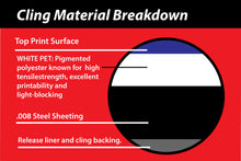 Versa Cling Signs for Vehicles & More | Choose Size & Quantity [Square Corners]